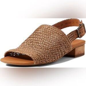 Paul Green Helena Cuoio Sisal Woven Sandal